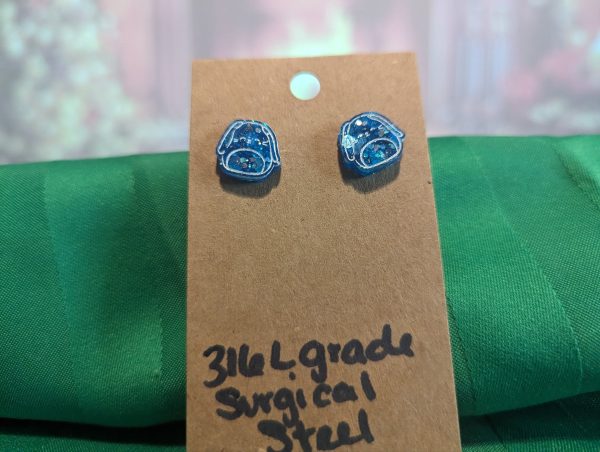 Azure Bliss Stud Earrings